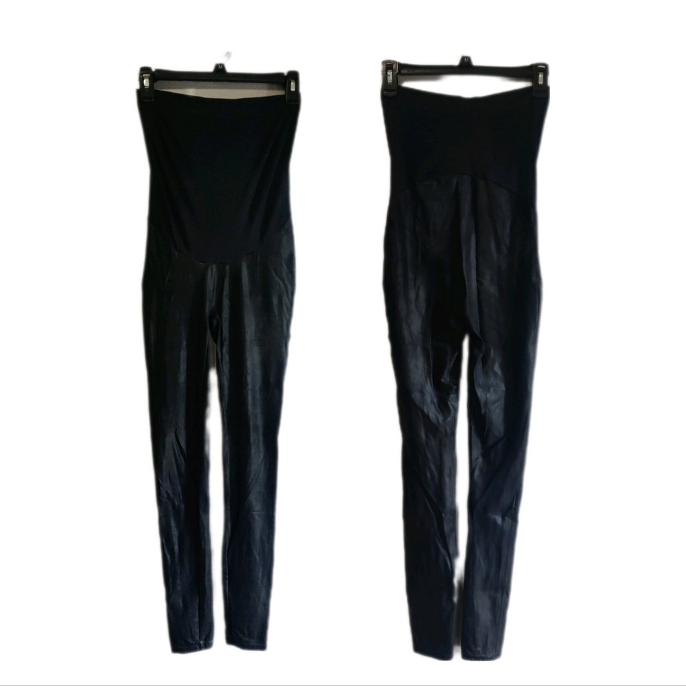 Spanx Maternity Faux Leather Pants leggings